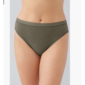 NEW WACOAL 879362 3-pack UNDERSTATED COTTON BLEND HI-CUT BRIEFS panties medium